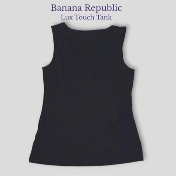 Banana Republic Limited Edition Lux Touch Sleeveless Tank with satin - Picture 2 of 9